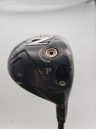 2015 SRIXON ZF45 3 WOOD 15* REG MITSU KURO KAGE BLACK 60G GOOD