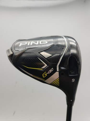 2023 PING G430 MAX DRIVER 9* STIFF ALTA CB BLACK 55 +HC GOOD