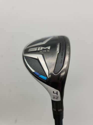 2020 TAYLORMADE SIM MAX 4 HYBRID 22* REG FUJI VENTUS BLUE 6R +HC GOOD