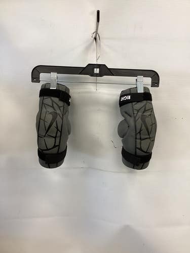 Used Nike VAPOR LT Lacrosse Arm Pads/Guards Grey MD 11851-S000042686