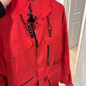 Red Men's Large Saga Jacket (Used)