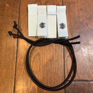 New Halo Hockey Posi-Lock Goalie Elastic Toe Ties *Read Full Description*