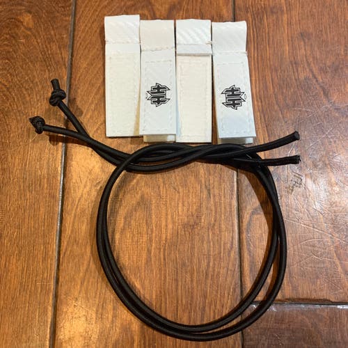 New Halo Hockey Posi-Lock Goalie Elastic Toe Ties *Read Full Description*