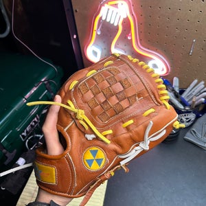 American Royale Pro Model Baseball Glove 13” (Conditioned & Relaced in Yellow/White)