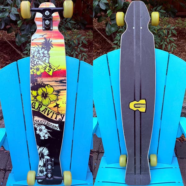 Gravity Skateboards Mini Carve 3 Aloha Complete Longboard