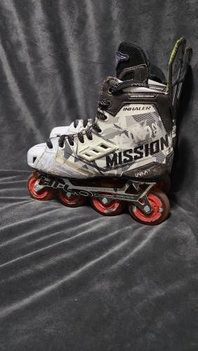 Mission Inhaler WM02 Inline Skates Wide Width Size 10 E (Used)