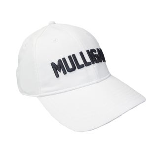 NEW TaylorMade Custom Miami Dad "Mulligan" White/Black Adjustable Golf Hat/Cap
