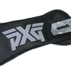 PXG Parsons Xtreme Golf Black/Grey Camo w/Cart Magnet Driver Headcover