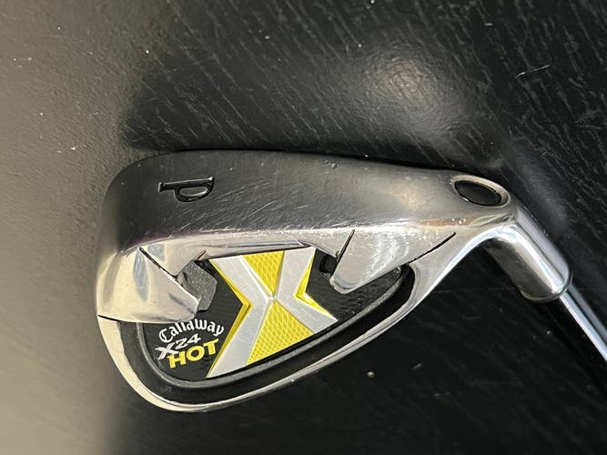Callaway X24 Hot Yellow Pitching Wedge Regular Flex Graphite Shaft Lamkin Grip