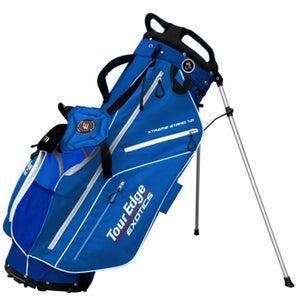 Tour Edge Exotics Xtreme 7.0 Stand Bag (Blue/White, 7 way) NEW