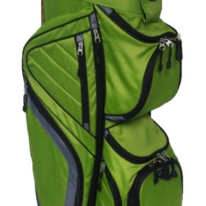 Naples Bay C290-P Cart Bag (10", 15-way top, Lime Green) Golf