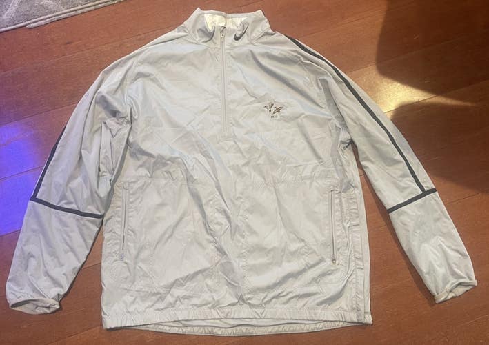 Nike Golf Jacket Mens XL Gray Storm-FIT Full Zip Wind Lightweight Chester Valley