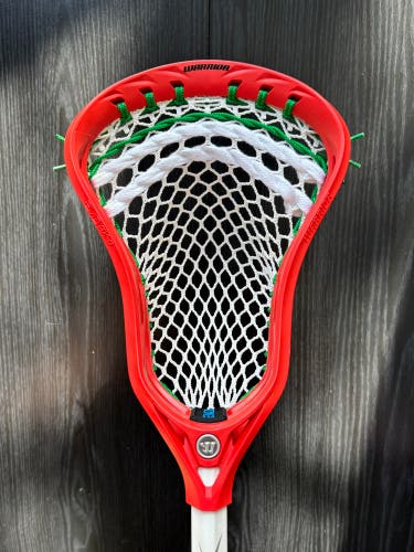 New Warrior Evo QX-O Box Head Custom Strung with 4s Mesh (Sample Stringing)