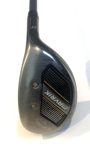 CALLAWAY MAVRIK MAX 6 HYBRID 27* Catalyst 65 5.5 Regular Graphite Shaft *Good*