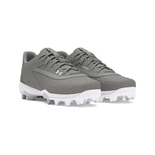 Under Armour Leadoff Low RM 3.0 3027455-102 Kids 1 Gray Baseball Cleats ZAP1751