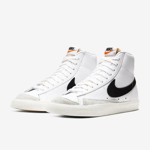 Nike Blazer Mid 77 CZ1055-100 Sneaker Women 9 White Leather Casual Shoes ZAP1688