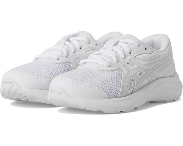 Asics Contend 9 GS 1014A337-100 Sneakers Kids US 3 White Running Shoes ZAP1741