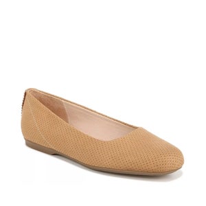Dr. Scholl's Wexley Ballet Flats Women's US 10 Tan Square Toe Slip On ZAP1691