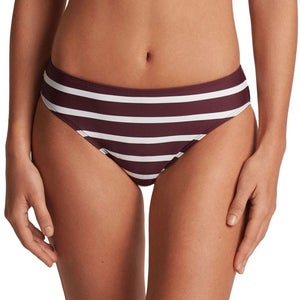 Lauren Ralph Lauren Largo Bikini Bottom Womens 8 Claret Hipster Swimwear JZZ734