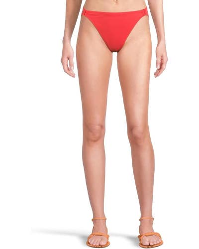 Tommy Bahama Novelty Pearl Bikini Bottom Women Medium Orange Ring Hipster JZZ783