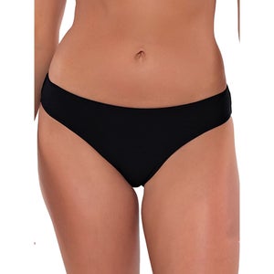 Sunsets Collins Bikini Bottom Women's Medium Black Stretch Hipster Beach JZZ710