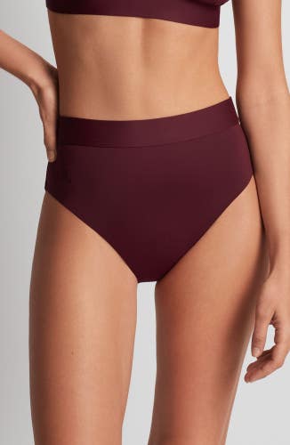 Lauren Ralph Lauren Beach Club Solids Bikini Bottom Women 12 Purple Beach JZZ728