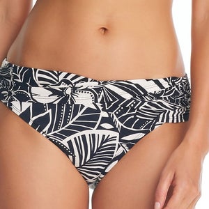 Bleu Rod Beattie Swimwear Ciao Bella Sarong Hipster Women 14 Black White GBO2566