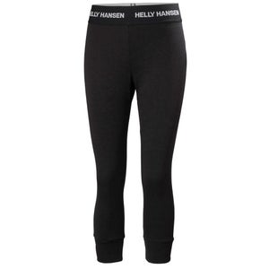 Helly Hansen Lifa Base Layer Bottom Women XL Black Merino Wool Midweight GBO2189