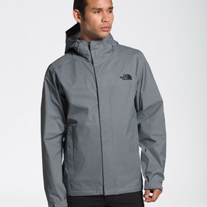 The North Face Venture 2 Jacket Men's Medium Gray Waterproof Windbreaker GBO2166