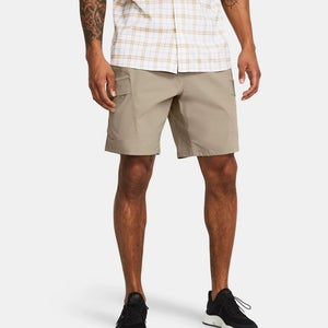 Under Armour Fish Hunter 2.0 Cargo Shorts Men's 34 Timberwolf Taupe GBO2193