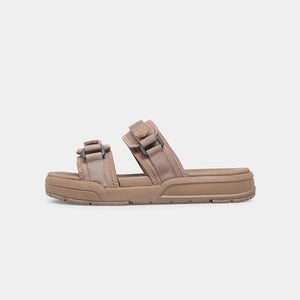 Seichi Sandoru Ichi Sandals Women's US 9 Taupe Comfort Slip On Slide HAWK1739