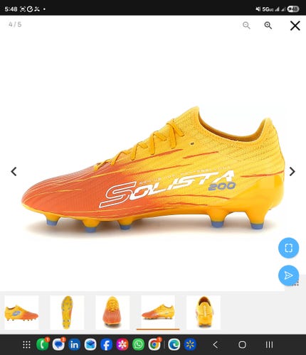 Unisex Size M 11.0 (W 12.0) Low Top Trainers (New)