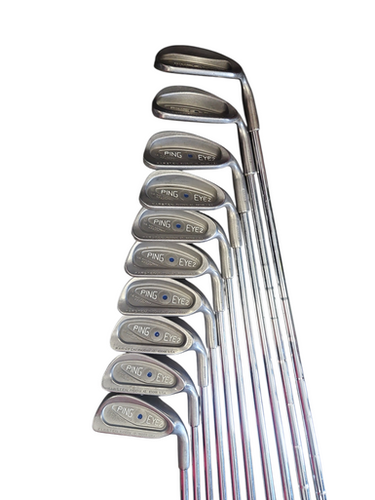 Used Ping EYE 2 BLUE DOT Mens Iron Set RH 3I-GW/AW 11850-S000023213