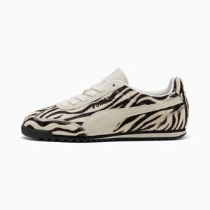 Puma Arizona Sneakers Women's 8 White Black Zebra Print Lifestyle Shoes ZAP1607