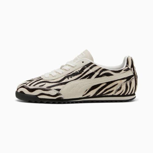 Puma Arizona Sneakers Women's 8 White Black Zebra Print Lifestyle Shoes ZAP1607