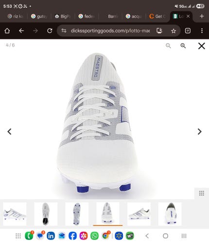 Unisex Size M 11.0 (W 12.0) Low Top Trainers (New)