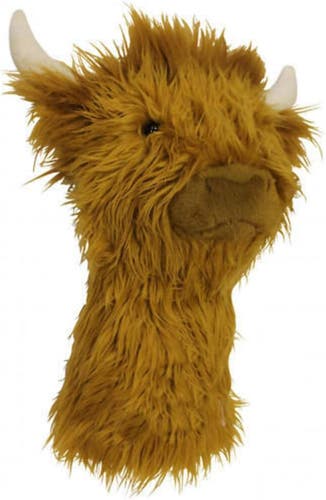 NEW Daphnes Headcover Highland Cow 460cc Driver Golf Headcover
