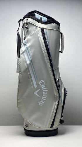 Callaway Chev 14 Cart Bag Beige 14-Way Divide Single Strap Golf Bag