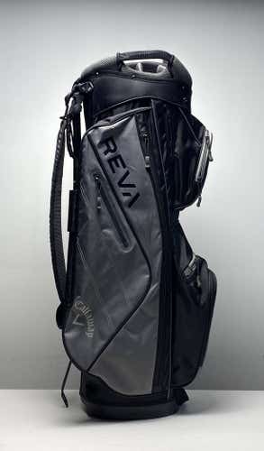 Callaway REVA Cart Bag Black 14-Way Divide Single Strap Golf Bag