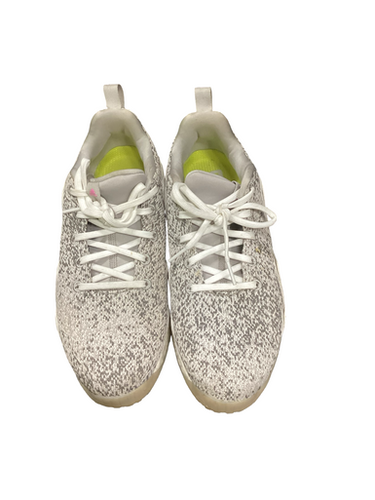 Used Adidas Womens Golf Shoes Grey And White Senior 8.5 11613-S000176137