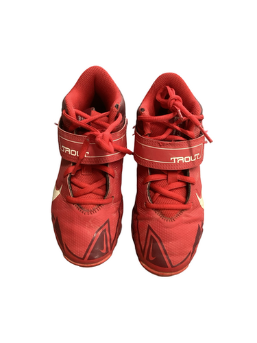 Used Nike TROUT BB/SB Cleats Red Junior 01.5 11613-S000176100