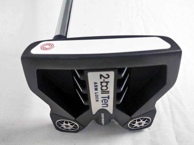 Odyssey 2 Ball Ten Arm Locked Lined Putter 40" (Mallet, Single Bend, LEFT) 2023