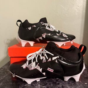 Black Men's M 11.0 Air Jordan 7 Vapor Edge Cleats Oklahoma PE Custom Black