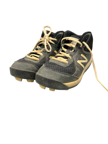 Used New Balance CLEATS BB/SB Cleats Black Junior 04 11682-S000114850