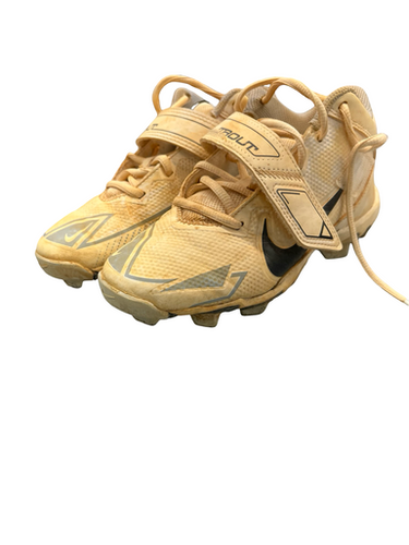 Used Nike TROUT BB/SB Cleats White Junior 02 11682-S000119243