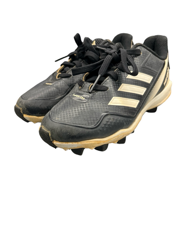 Used Adidas BASEBALL CLEATS BB/SB Cleats Black Junior 01 11682-S000112248