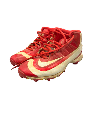 Used Nike HURACHE BB/SB Cleats Red Junior 05 11682-S000101975