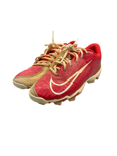 Used Nike CLEATS BB/SB Cleats Red Junior 04 11682-S000119457