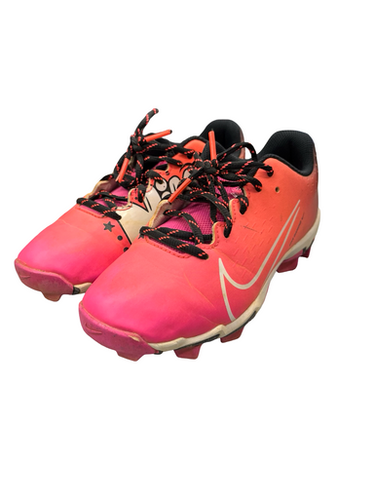 Used Nike SOFTBALL CLEATS BB/SB Cleats Pink Junior 02.5 11682-S000122039