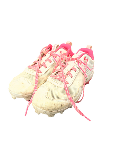 Used Under Armour GLYDE BB/SB Cleats White Junior 02.5 11682-S000123524